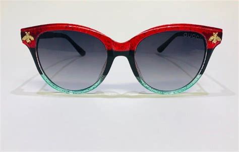 red gucci sunglasses round|gucci sunglasses bumblebee.